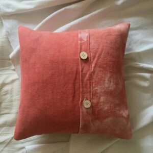 Housse de coussin Rose pêche